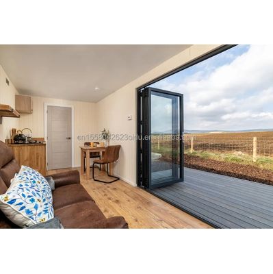 Casa de contêineres de luxo moderna pré-fabricada Vila de 40 pés Um quarto Uma cozinha Um banheiro Um salão para loja