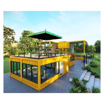 Mural 50/75/100mm Painel Sandwich Wave Container de escritório para design moderno Container pré-fabricado expansível Casa
