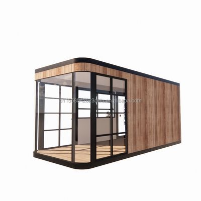 Tubos Quadrados de Aço Galvanizado Estrutura 20FT Container Bar de Café Mobile Sunlight House Bar ao ar livre com cor personalizada