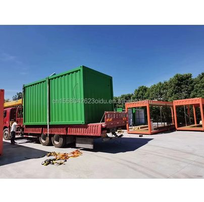 Estrutura de aço galvanizado de aço flexível 180g portavel contêiner expansível casa de estar para a vida moderna
