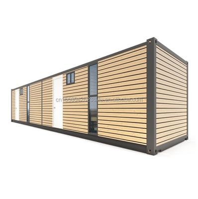 Container de transporte móvel com 4 quartos Residencial Mini Lounge Parede 50/75/100mm Wave Sandwich Panel