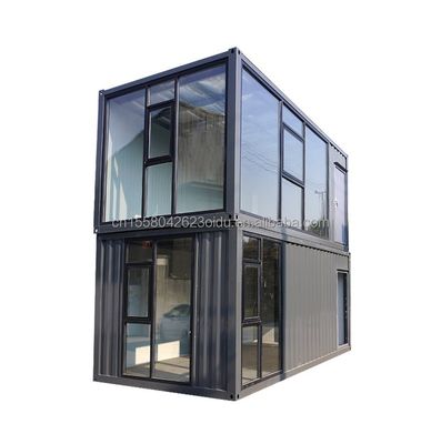 Casas de contêiner portáteis luxuosas pré-fabricadas de 20 pés 40 pés Casas com cor personalizada