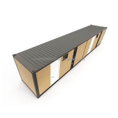 Container de transporte móvel com 4 quartos Residencial Mini Lounge Parede 50/75/100mm Wave Sandwich Panel