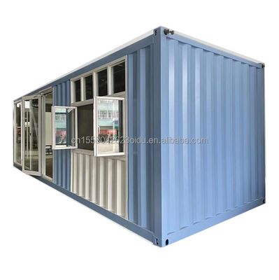 Casas de contêiner portáteis luxuosas pré-fabricadas de 20 pés 40 pés Casas com cor personalizada