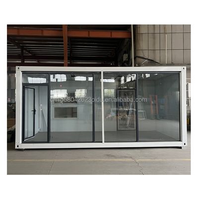 Casas de contêiner portáteis luxuosas pré-fabricadas de 20 pés 40 pés Casas com cor personalizada