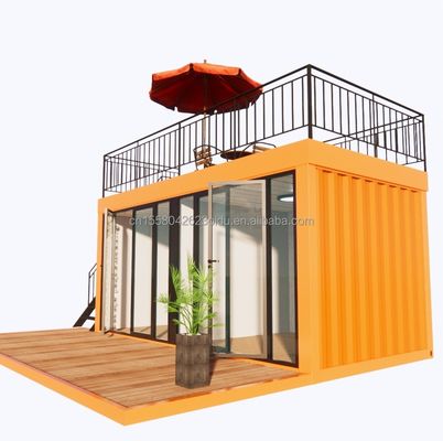 Vende diretamente montagem rápida estrutura de aço pré-fabricada casa móvel para casa café loja de contêineres em 20ft ou 40ft