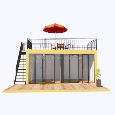 Vende diretamente montagem rápida estrutura de aço pré-fabricada casa móvel para casa café loja de contêineres em 20ft ou 40ft