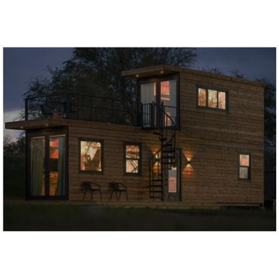 Casa de contêiner móvel de piso de madeira para transporte e carga 20'/40' Container Prefab Modular Foldable Container Homes