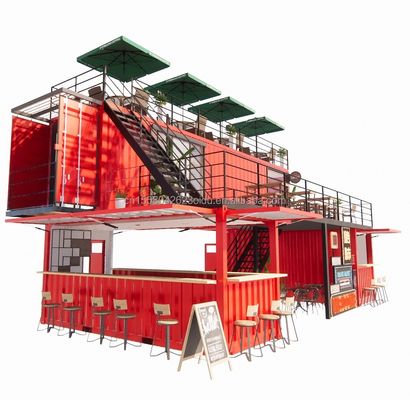 Experimente o melhor dos quiosques de cerveja/café/alimentos com o nosso bar e terraço de 40FT
