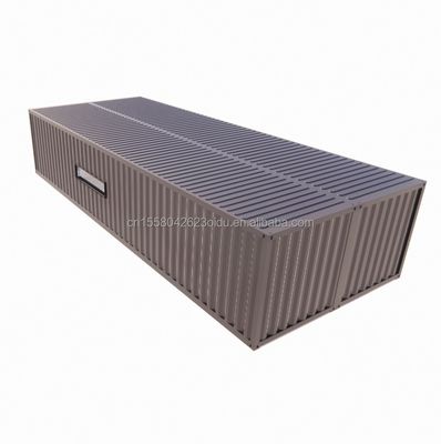Estrutura principal Tubos de aço galvanizado quadrado luxo 2 quartos módulo de contêiner plano para casa conveniente em 20ft ou 40ft