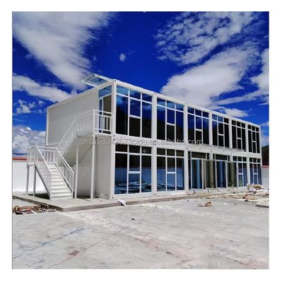 Hotel Standard Container Portátil Casa pré-fabricada de aço Escritório Móvel 20ft Container dobrável expansível Sala de atividades