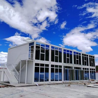 Hotel Standard Container Portátil Casa pré-fabricada de aço Escritório Móvel 20ft Container dobrável expansível Sala de atividades