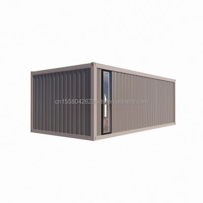 Casa de contêiner de madeira portátil de 30 pés Estrutura de aço durável para aplicações marítimas