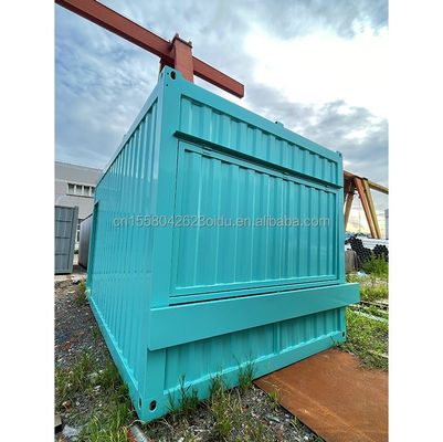 Tubos quadrados de aço galvanizado Estrutura principal e alumínio de liga janelas para armazenamento de contêineres estrutura pré-fabricada