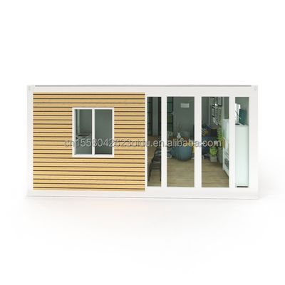 Casa de contêiner dobrável de aço galvanizado de 180g 40ft 20ft com estrutura pré-fabricada e de aço