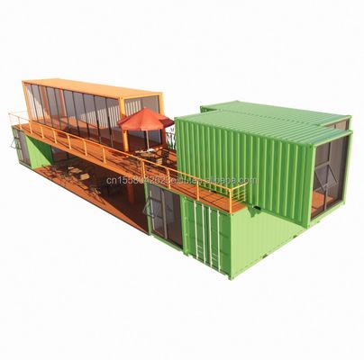 Modular pequeno Kit Cabina Residencial Container Habitação Estrutura principal Tubos quadrados de aço galvanizado