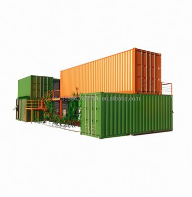 Modular pequeno Kit Cabina Residencial Container Habitação Estrutura principal Tubos quadrados de aço galvanizado