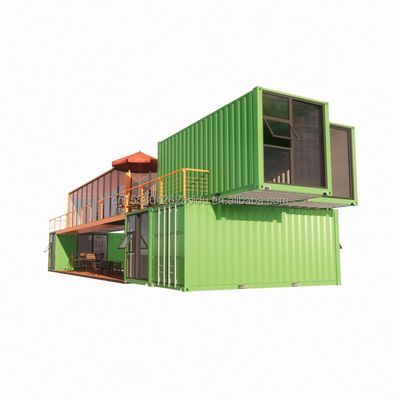 Modular pequeno Kit Cabina Residencial Container Habitação Estrutura principal Tubos quadrados de aço galvanizado