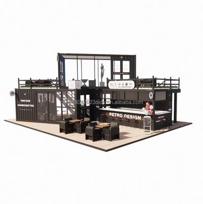 Prefabricado Plegavel Loja Portátil Armazenamento Edifício de Escritórios Transporte Container Casa Movendo Trailers com cor personalizada