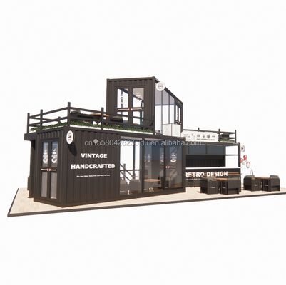 Prefabricado Plegavel Loja Portátil Armazenamento Edifício de Escritórios Transporte Container Casa Movendo Trailers com cor personalizada