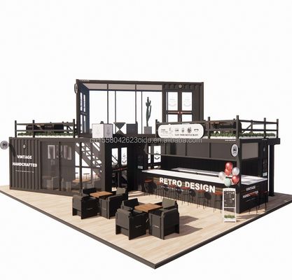 Prefabricado Plegavel Loja Portátil Armazenamento Edifício de Escritórios Transporte Container Casa Movendo Trailers com cor personalizada