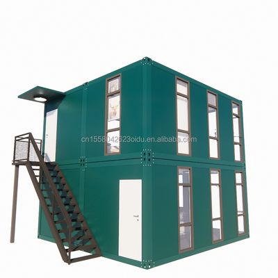 Janela de liga de alumínio em quartos de luxo personalizados Banheiros e cozinhas com 50/75/100mm Wave Sandwich Panel Paredes