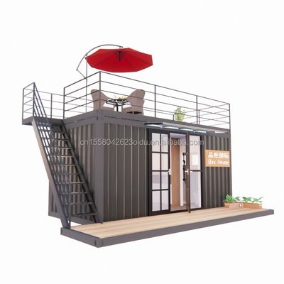 Design moderno 20ft ou 40ft portavel Container de transporte Loja de roupas Loja móvel pré-fabricada Loja Loja Casa para negócios de varejo