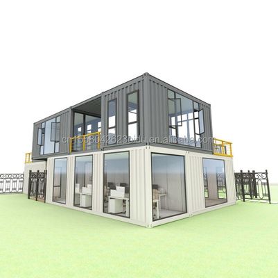 Tubos quadrados de aço galvanizado Estrutura principal para design e construção de casas de contêineres de hotéis personalizadas