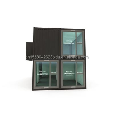 50/75/100mm Painel Sandwich de onda Paredes Container modular Escritório pré-fabricado para espaços de trabalho modernos e flexíveis