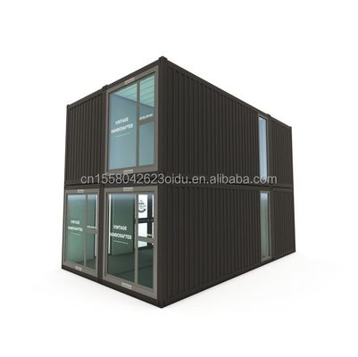 50/75/100mm Painel Sandwich de onda Paredes Container modular Escritório pré-fabricado para espaços de trabalho modernos e flexíveis