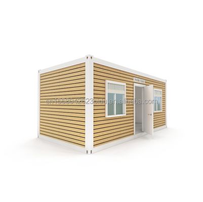 Hotel Alojamento Alumínio liga janelas Estrutura Modular de Aço Moderna Imitação Madeira Luxo Apartamento Individual