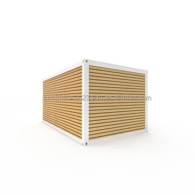 Hotel Alojamento Alumínio liga janelas Estrutura Modular de Aço Moderna Imitação Madeira Luxo Apartamento Individual