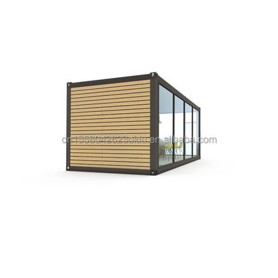 Armazém móvel e portátil pré-fabricado Escritório de contêineres de transporte de 20 pés com 50/75/100mm Wave Sandwich Panel Wall