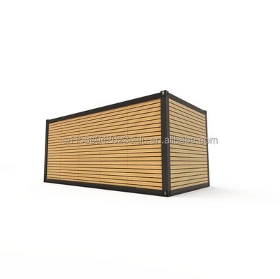 Armazém móvel e portátil pré-fabricado Escritório de contêineres de transporte de 20 pés com 50/75/100mm Wave Sandwich Panel Wall