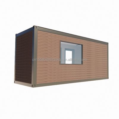Tubos de aço galvanizado quadrados Estrutura principal Casa pré-fabricada para 20 pés ou 40 pés Casa moderna de luxo
