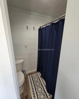 Tubos de aço galvanizado quadrados Estrutura principal Casa pré-fabricada para 20 pés ou 40 pés Casa moderna de luxo
