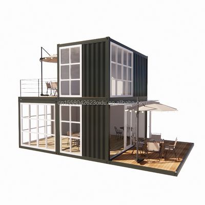 20ft pré-fabricado Envio Casas pequenas Casa de contêineres Casa móvel pré-fabricada Casa para loja em estilo de design chinês