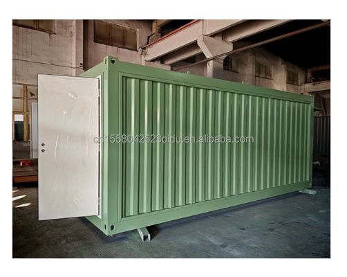 Tubos de aço galvanizado quadrados Estrutura principal Casas de contêineres para todo o conjunto 20ft 40ft Café pré-fabricado