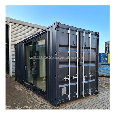Casas de contêineres resistentes de 20 pés com painel de sanduíche de onda de 50/75/100 mm parede e design moderno embarque pré-fabricado casa pequena