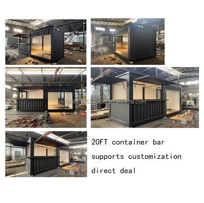 20ft Mini Pop-up Shop Container para fast-food Restaurante Loja de conveniência Quiosque e Casa
