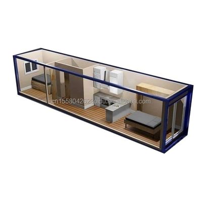 Conjunto completo de equipamentos para a construção de casas pequenas Container pré-fabricado de 40 pés Cabinas modulares Residências de contêineres