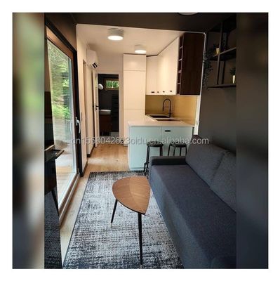 Conjunto completo de equipamentos para a construção de casas pequenas Container pré-fabricado de 40 pés Cabinas modulares Residências de contêineres