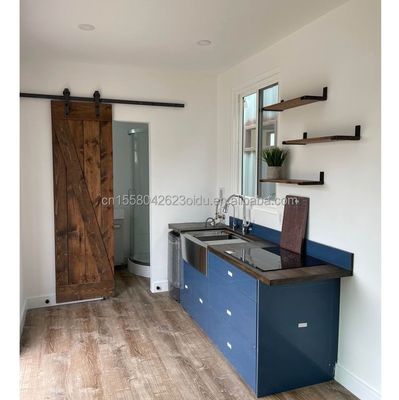 Conjunto completo de equipamentos para a construção de casas pequenas Container pré-fabricado de 40 pés Cabinas modulares Residências de contêineres