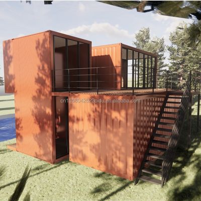 Design moderno 20ft portavel Container de remessa Loja de roupas Pop-Up Loja de varejo Parede 50/75/100mm Wave Sandwich Panel