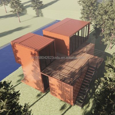 Design moderno 20ft portavel Container de remessa Loja de roupas Pop-Up Loja de varejo Parede 50/75/100mm Wave Sandwich Panel
