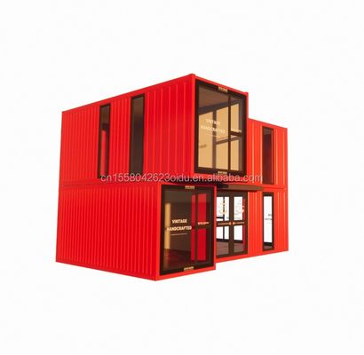 20ft/40ft Prefab Modular Mini Kit Set Cabine Casas Container House Design Moderno Estilo 3 quartos Casa pronta