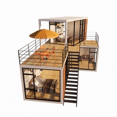 Parede 50/75/100mm Painel Sandwich de onda Casa portátil Casas móveis Edifícios de escritórios pré-fabricados para luxo Container Cozinhas de hotéis