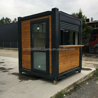 Tubos de aço galvanizados quadrados Casas adequadas para bar de caminhão de café móvel e bar de contêiner de transporte