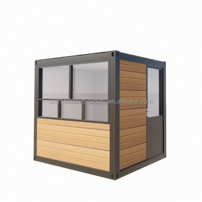 Tubos de aço galvanizados quadrados Casas adequadas para bar de caminhão de café móvel e bar de contêiner de transporte