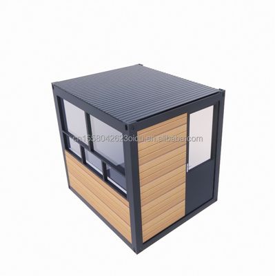 Tubos de aço galvanizados quadrados Casas adequadas para bar de caminhão de café móvel e bar de contêiner de transporte